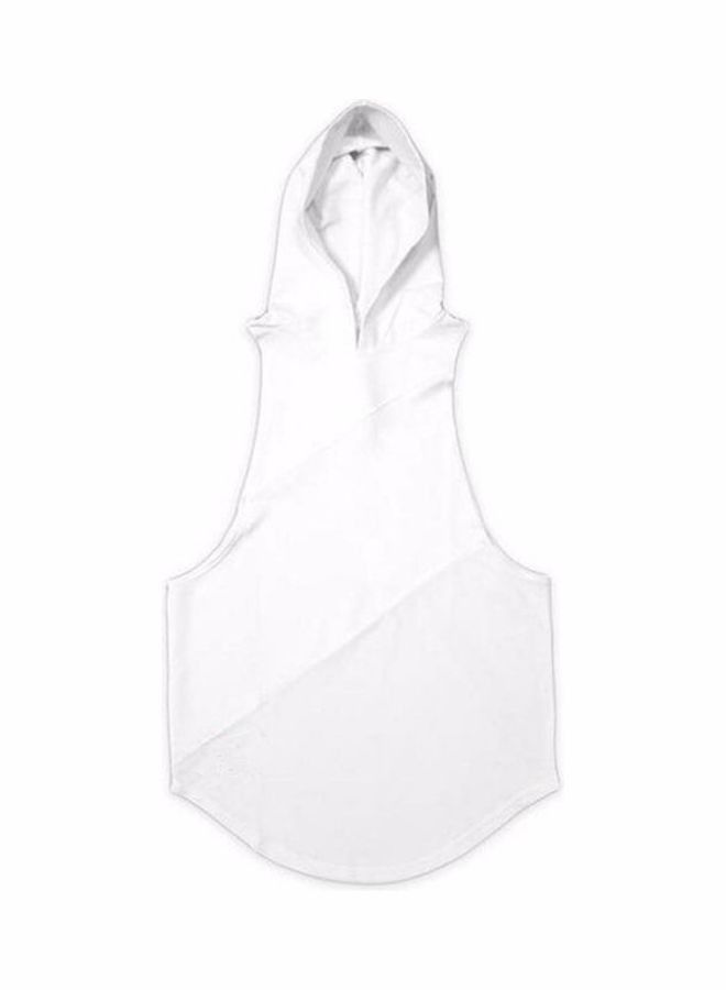 Cowl Neck Tank Top With Hood  - Image 3