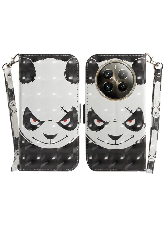 اس-توب جراب هاتف Realme 12 Pro+ Global ثلاثي الأبعاد ملون أفقي من الجلد القابل للطي - Image 1