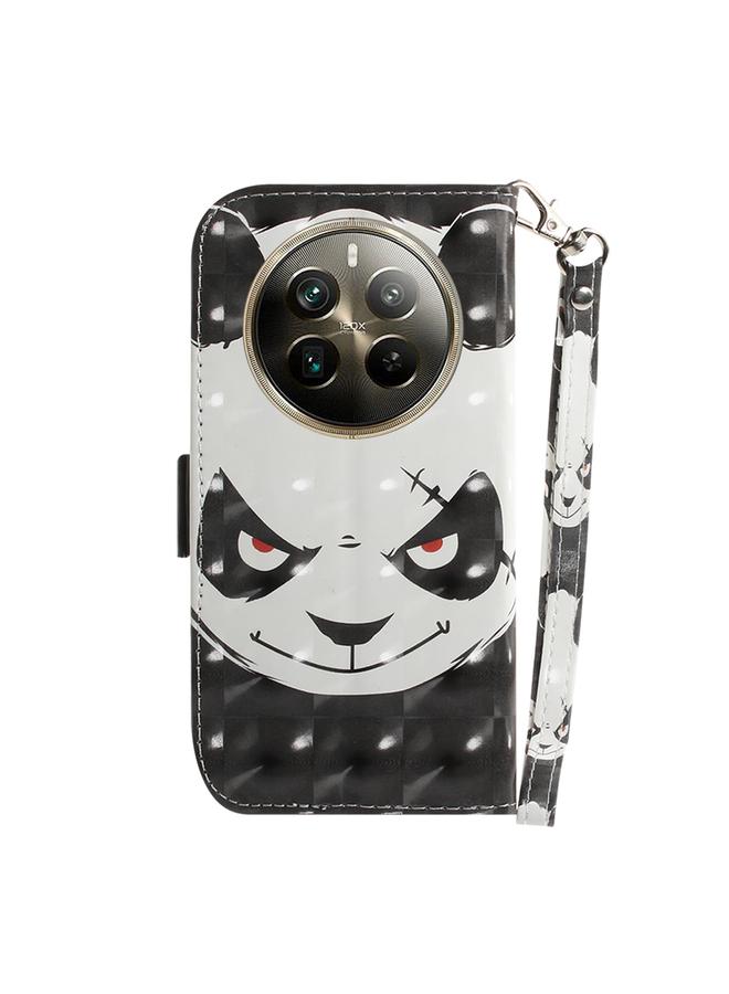 اس-توب جراب هاتف Realme 12 Pro+ Global ثلاثي الأبعاد ملون أفقي من الجلد القابل للطي - Image 4