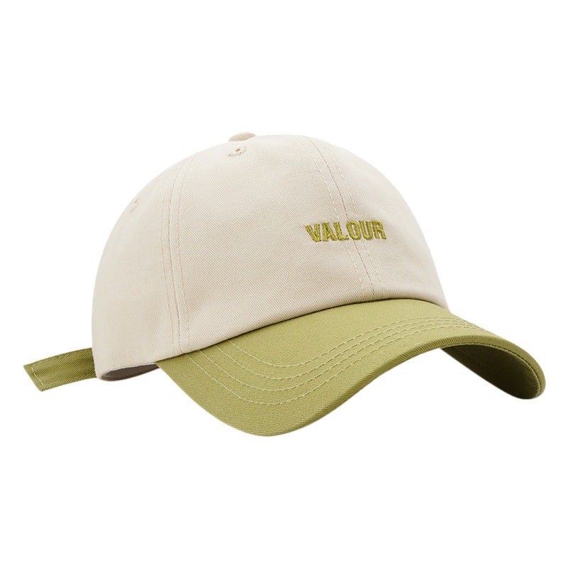 Korean Style Internet Celebrant Fashionable Color Matching Baseball Cap Women''s All-Match Letter Embroidered Cap Men''s Summer Couple Street Sunhat - Image 2