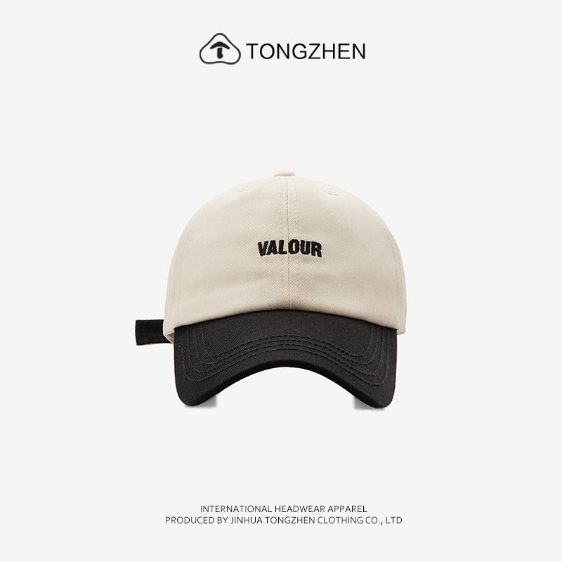 Korean Style Internet Celebrant Fashionable Color Matching Baseball Cap Women''s All-Match Letter Embroidered Cap Men''s Summer Couple Street Sunhat - Image 4