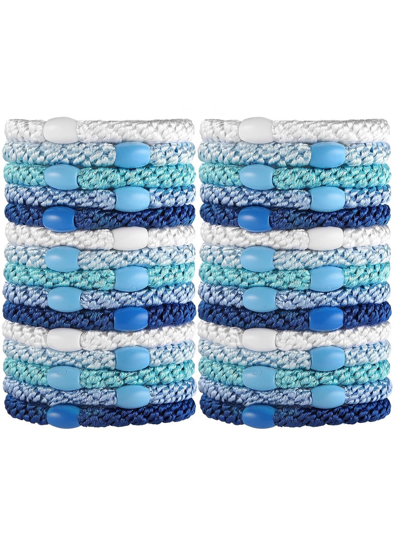 Funtopia - Funtopia High Elastic Hair Bands  30 Pcs No Crease Soft Ponytail Holders  Sports Hair Ties for Thick Hair - Image 1