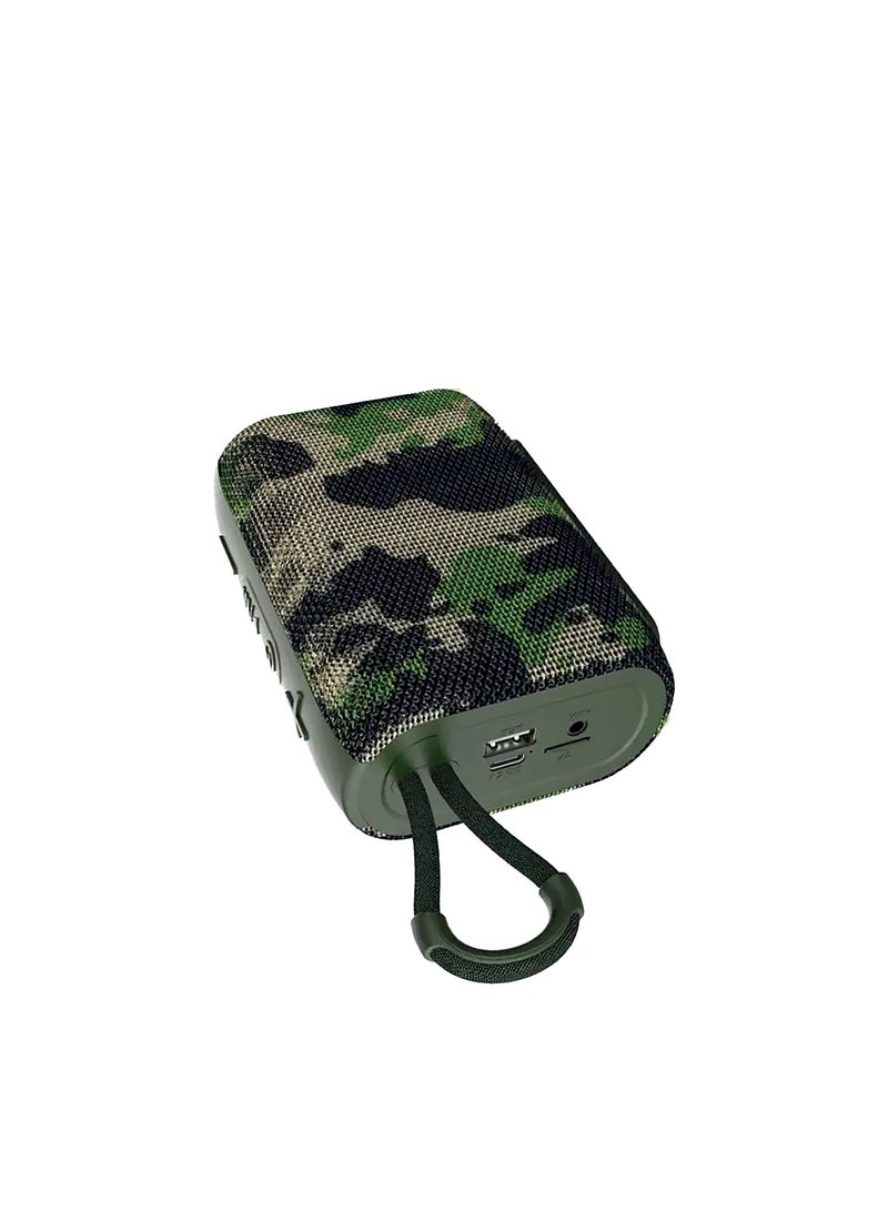 Moodix KI23TM02 Bluetooth Speakers with TF Card Holder, Camouflage - Image 2