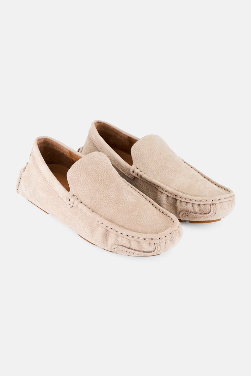 Gentle Souls Men Medium Mateo Driver Slip On Loafer Shoes, Light Tan  - Image 1