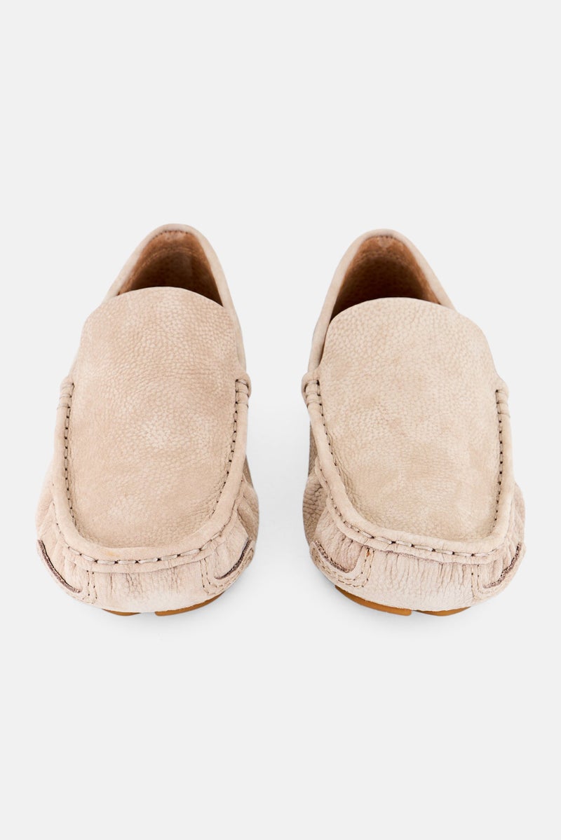 Gentle Souls Men Medium Mateo Driver Slip On Loafer Shoes, Light Tan  - Image 4