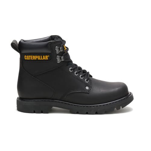 Cat Footwear Men's Second Shift Soft Toe Work Boot, Black, 7.5 - Image 1