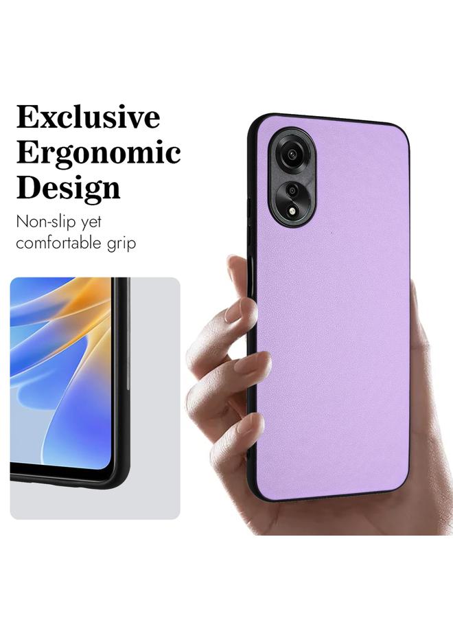 اس-توب جراب لهاتف OPPO A58 4G Global R20 بنمط جلدي جراب فردي - Image 4