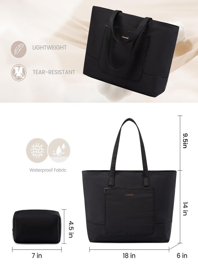 لوف فوك حقيبة توت LOVEVOOK للنساء، حقيبة عمل مع حجرة للكمبيوتر المحمول للممرضات أثناء السفر، حقيبة رياضية مع حزام حصيرة اليوجا - Image 5