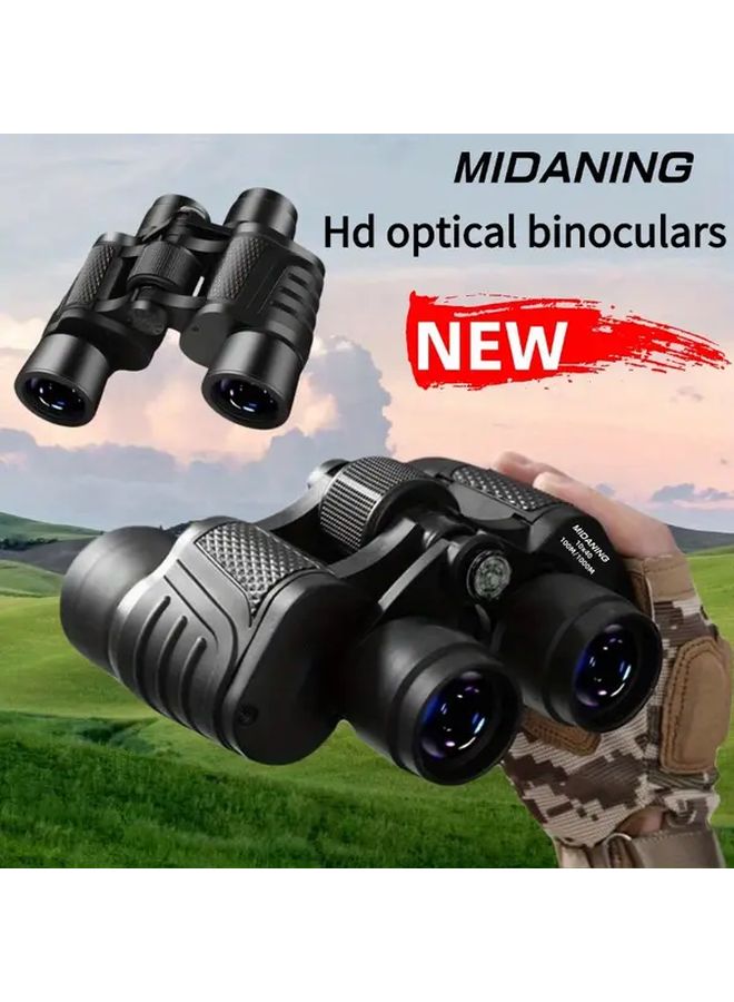 Black HD Binoculars with Aspherical Prism for Bird Watching Hunting Outdoor Observation - Image 2