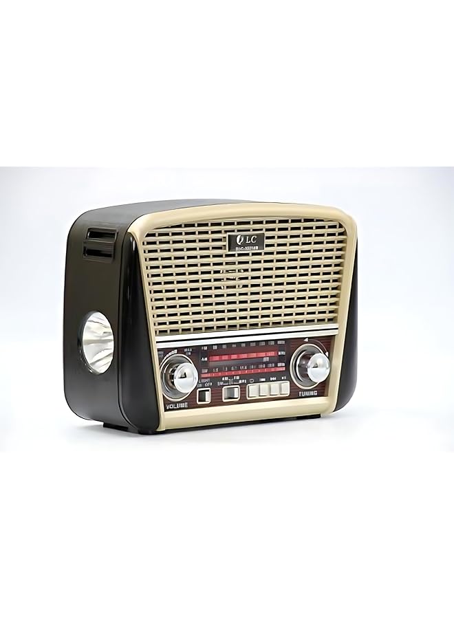 erorex Usb Radio Hi Fi Speaker With Bluetooth And Disco Light 2 Years  - Image 1