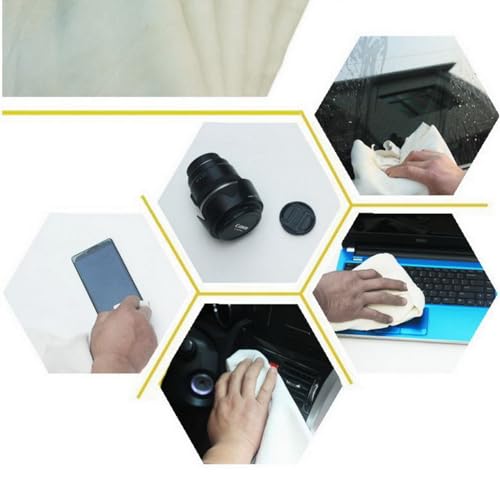 VANANA SUEIANNMN Car Nature Chamois Real Leather Washing Cloth Cleaning Towel Wipes Clean Cham H88 (40X70cm) - Image 5