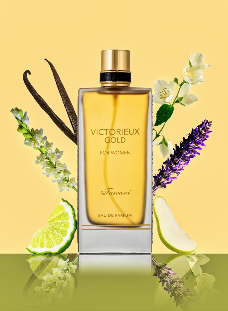 Tuscani Victorieux Gold for Women EDP 100ml From Tuscani - Image 1