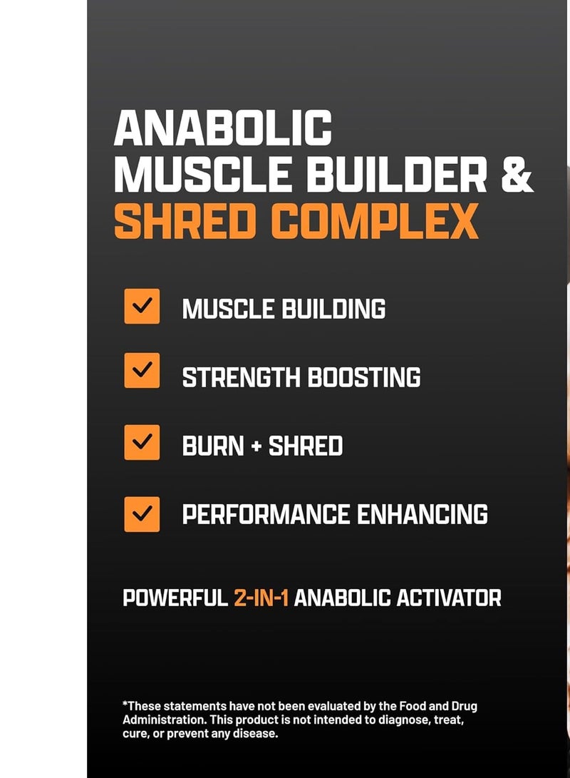 نورتكس ريسيرش كبسولات نيوتريكس أنابول ريبد السائلة، 60 كبسولة - حارق دهون متطور لإنقاص الوزن وبناء العضلات الهزيلة - طاقة مُنشّطة وتحكم في الشهية - مناسب لحمية الكيتو والنباتيين - Image 3