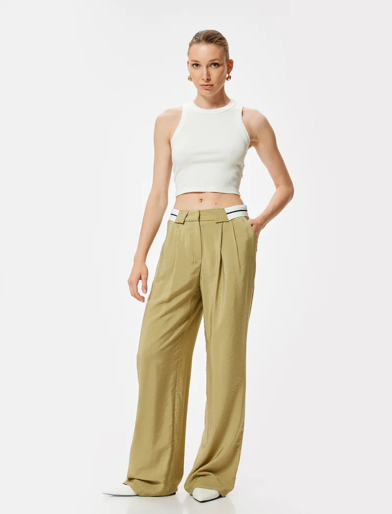 KOTON Wide Leg Trousers