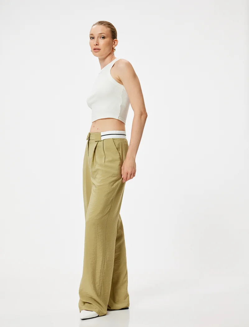 KOTON Wide Leg Trousers