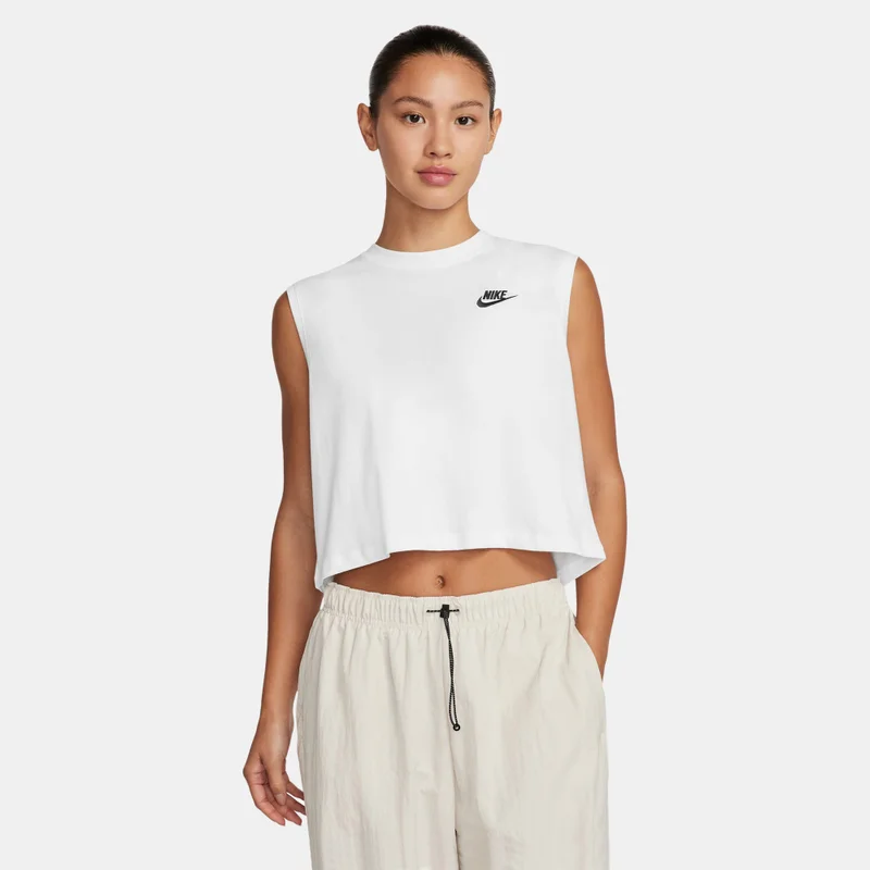 Nike Women's Sportswear Club Sleeveless Crop Top