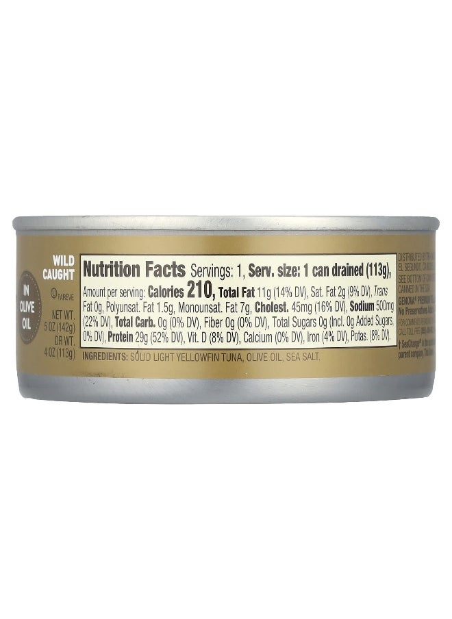 Genova Genova, Yellowfin Tuna In Olive Oil, 5 oz (142 g)  - Image 2