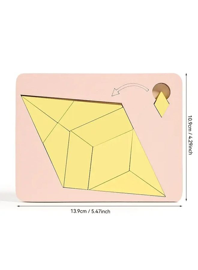 Impossible Diamond Puzzle Challenging 3D Brain Teaser Geometric Interlocking Pieces - Image 1