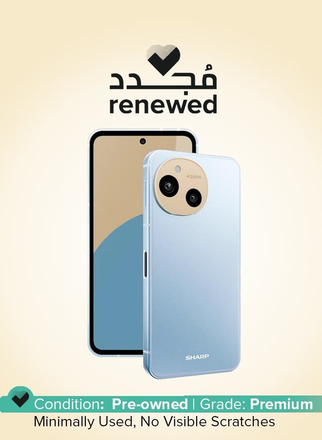 SHARP Renewed -  Aquos Sense9 Blue 128GB 5G LTE-International Specs - Image 1
