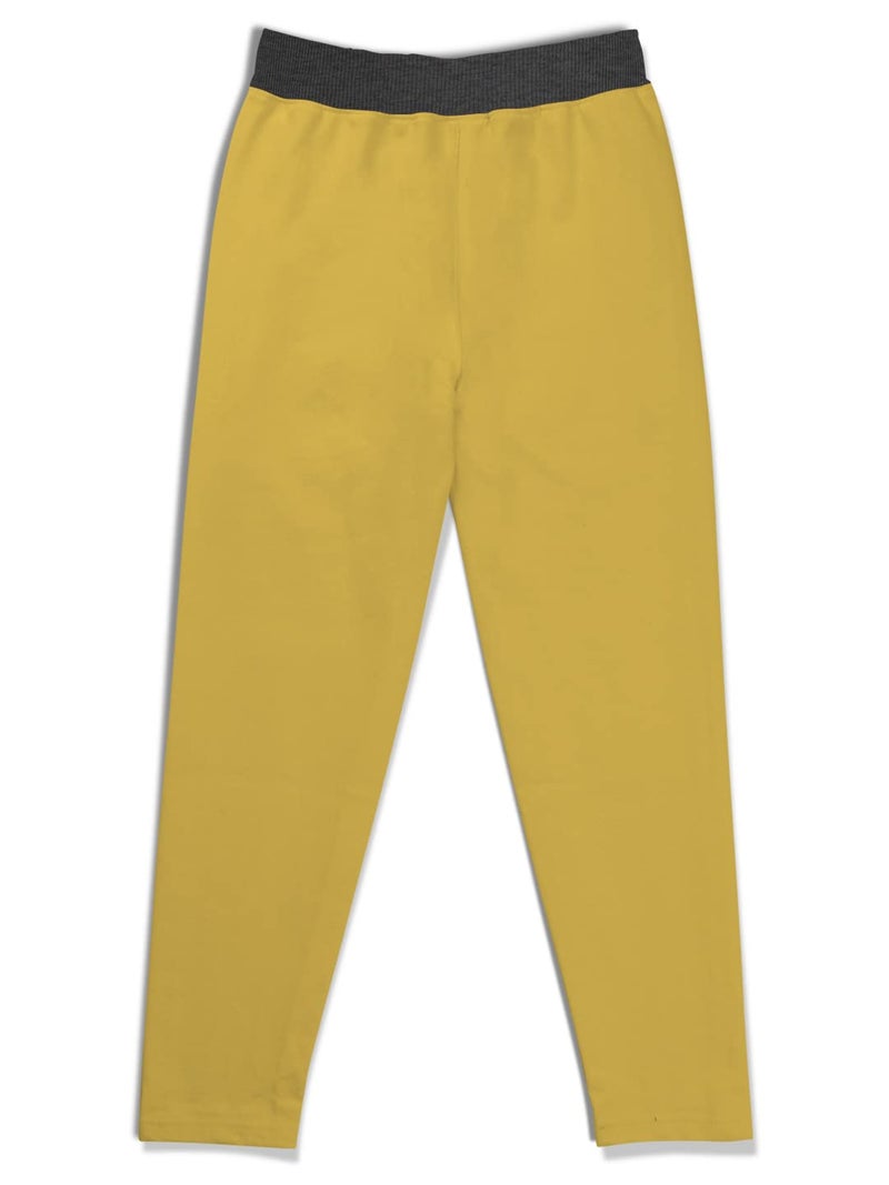 HELLCAT Boys Regular Fit Blended Cotton Stylish Track Pants - Pack of 3-Yellow/Navy_26(5-6Y) - Image 3