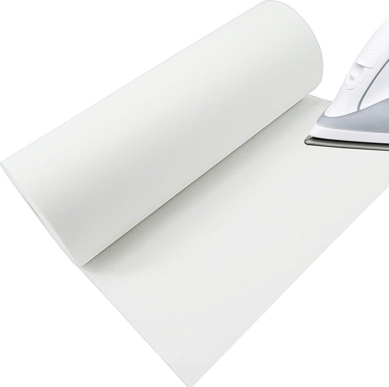 New brothread Fusible Iron on Cut Away Machine Embroidery Stabilizer Backing 12" x 25 Yd roll - Medium Weight 2.5 oz - 3 Options - Tear Away/Cut Away/No Show Mesh - Image 1