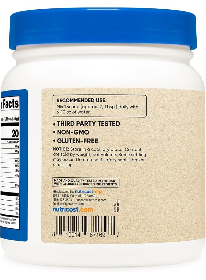 Nutricost Organic Beet Root Powder 1 LB - Superfood, Certified USDA Organic - Image 4