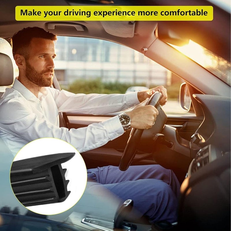 Careflection SHOP360 Universal Rubber Car Dashboard Windshield Soundproof Sealing Strips Stickers (1.6M, Pack of 1) - With applicator tools - Image 2