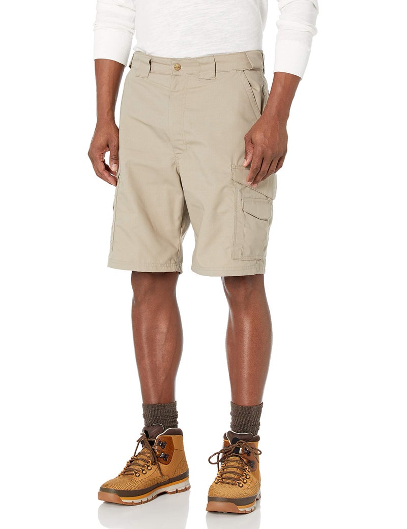 Tru-Spec 24-7 Series Original Shorts for Men, Cargo-Shorts with PRYM Snap, YKK Zipper, Comfort 9" Waistband, Water Resistant, Khaki - 38 - Image 5