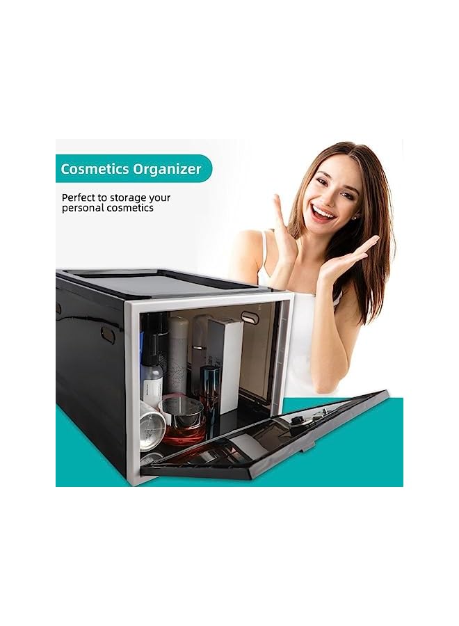 Green Tiger Lockable Box Large Capacity Clear Locking Box For Storage Bin Organizer Box For Fridge Medicine Password Food B O2V0 - Image 4