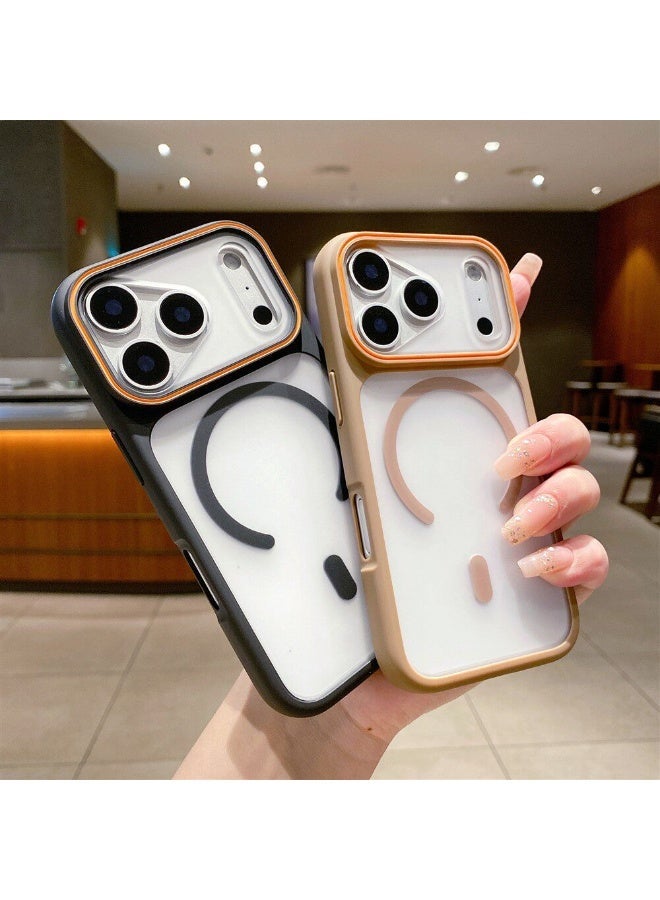 V.nice Frosted, skin-like magnetic, semi-transparent, full-coverage shockproof phone case for Apple iPhone 17 Pro Max - Image 3