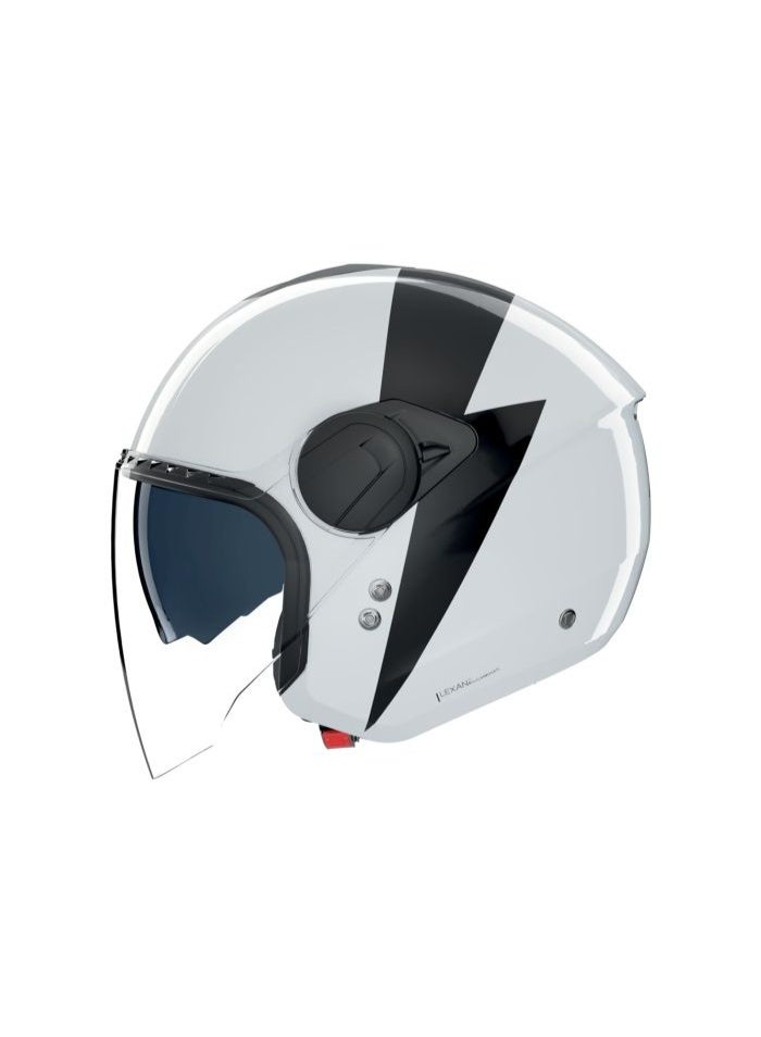 Nolan N20-2 VISOR IMPETO PEARL/BLACK GLOSSY  Helmet - Image 2