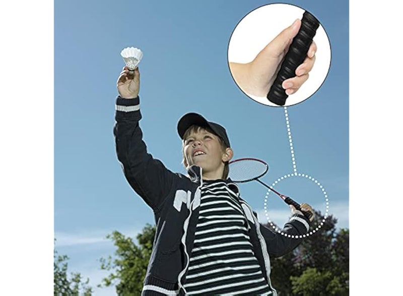 Stretchable, anti-slip, sweat-absorbing tennis and badminton racket grip tape; Hibai adhesive tape for tennis rackets, badminton rackets, and squash handles, 5 pieces - Image 2