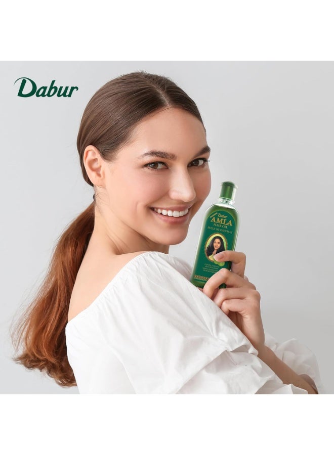 Dabur زيت دابر أملا للشعر - زيت هندي مغذي للرجال والنساء، لشعر وفروة رأس صحية ومرطبة (300 مل) - Image 2