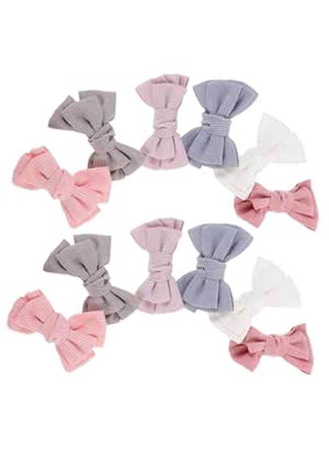 12 Pcs DIY Bow Headbands Nylon Hair Accessories For Baby Girls Boys Newborn - Image 1