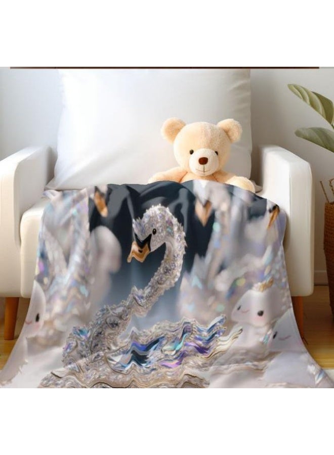 general Baby and children's cartoon flannel thin blanket (warm and comfortable, suitable for sleep, game use) 70cm*100cm - Image 3