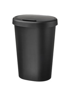 Bin With Lid, Black, 8 L