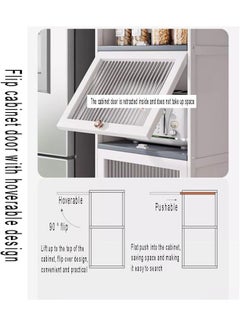 NKX 3 Tier Multifunctional Kitchen & Bathroom Ultra-Narrow Bathroom Gap Storage Cabinet Rack  - Image 5