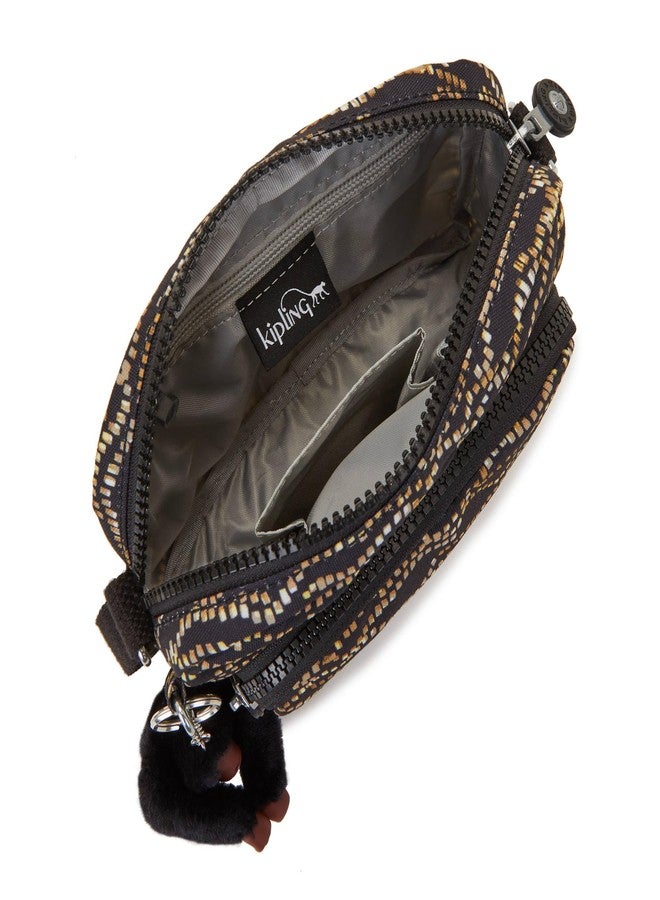 KIPLING KIPLING حقيبة كروسبودي مطبوعة من كيبلينج هوبي، بتصميم ديسكو جلام - Image 3