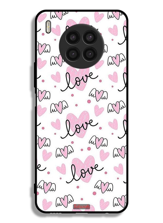 Tolwak Huawei nova 8i Protective Case Cover Love And Heart Art Pattern - Image 2