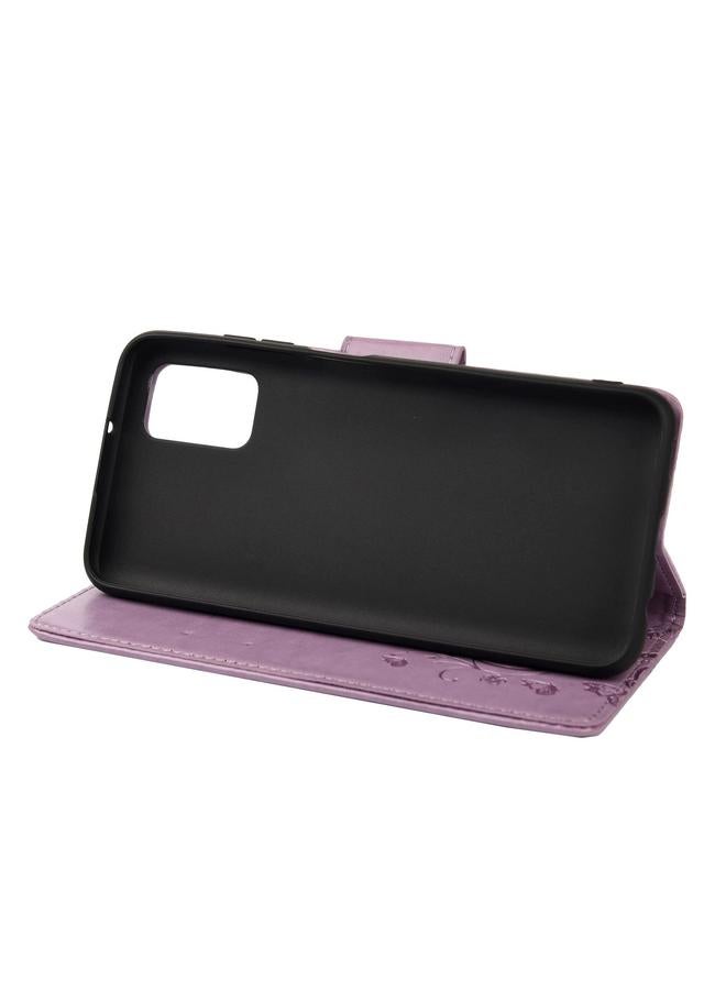 erorex Case For Samsung Galaxy A03s 164mm Butterfly Flower Pattern Horizontal Flip Leather Case with Holder & Card Slots & Wallet - Image 5