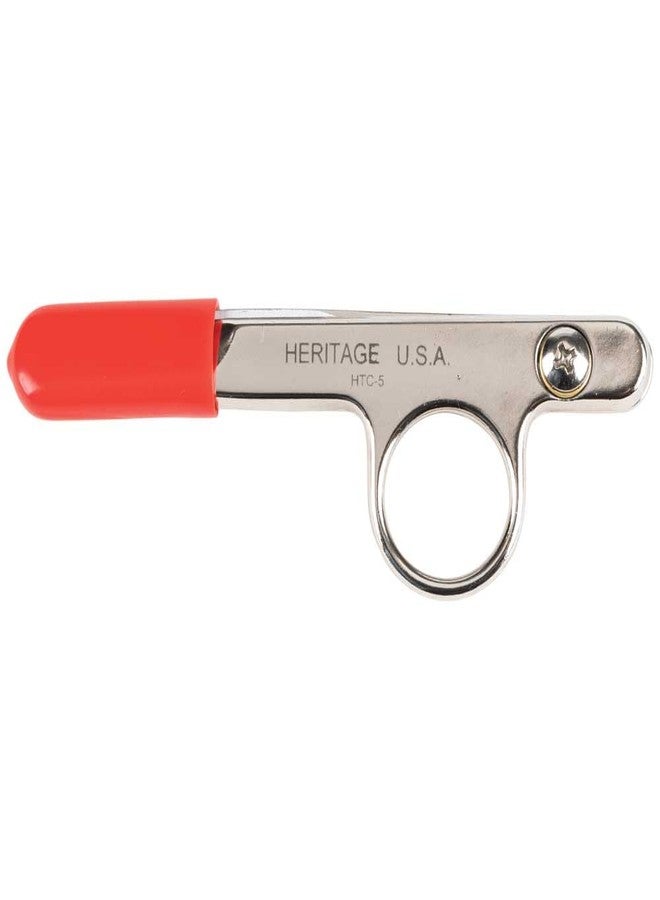 Klein Tools GHTC5 Scissors, Made in USA, Threadclip with Spring Action to Open Automatically, 4-1/2-Inch - Image 4