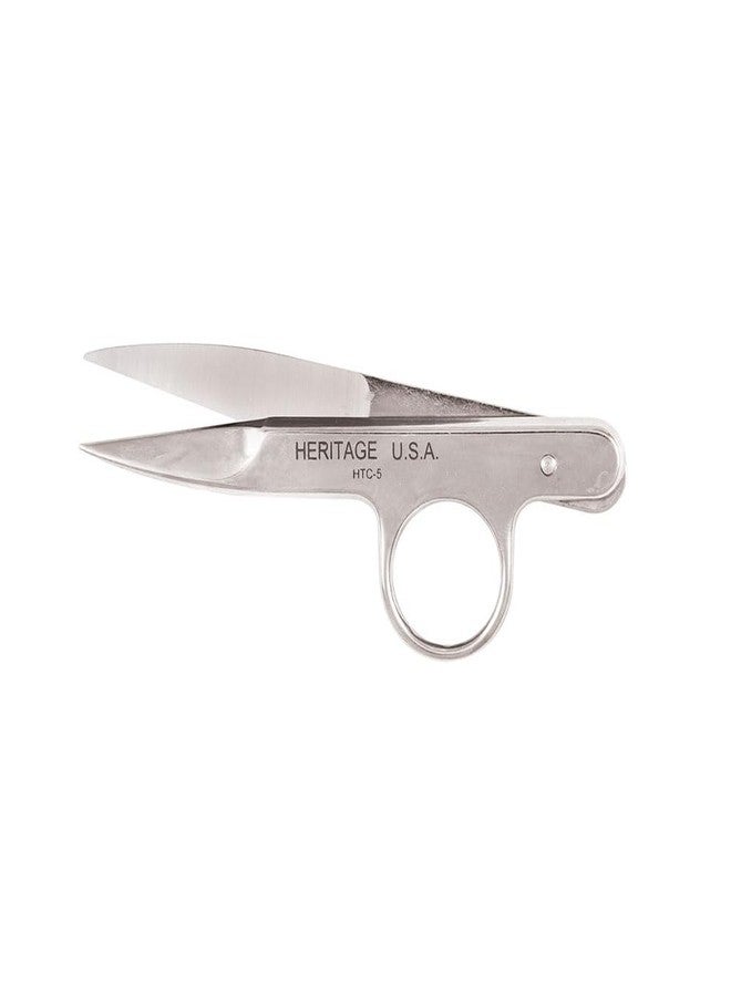 Klein Tools GHTC5 Scissors, Made in USA, Threadclip with Spring Action to Open Automatically, 4-1/2-Inch - Image 1