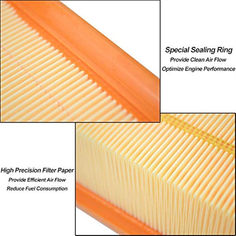 QASULER Car Engine Air Filter for Seat Leon Mk2 - Image 3
