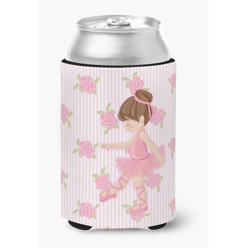 Caroline's Treasures ""Caroline's Treasures Ballerina Brunette Pt. Can or Bottle Hugger  Can Hugger  Multicolor"" 