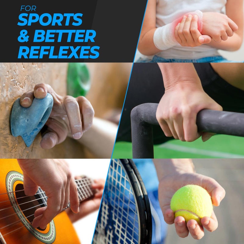 roygra جهاز تدريب القوة من رويجرا (5 عبوات) جهاز تمرين تقوية الساعد، جهاز تقوية اليد، جهاز تقوية الإصبع، تمرين اللياقة البدنية، معدات البيسبول، تسلق تمارين رياضية، كرة السلة - Image 5