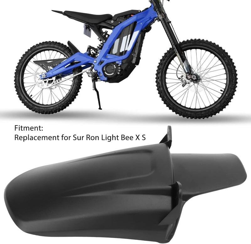 Aramox Rear Mud Guard Protector, Rear Cushion Mudguard Protector ABS Splash Mud Guard Cover Replacement for Light Bee X S - Image 3