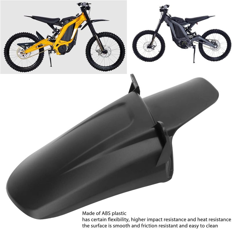 Aramox Rear Mud Guard Protector, Rear Cushion Mudguard Protector ABS Splash Mud Guard Cover Replacement for Light Bee X S - Image 4