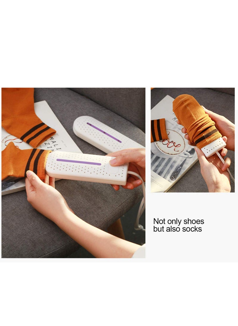Generic - Efficient Boot and Shoe Dryer with Deodorizer, 65℃ Heat Technology for Fast Drying of Shoes, Socks, and Gloves - White - Image 1