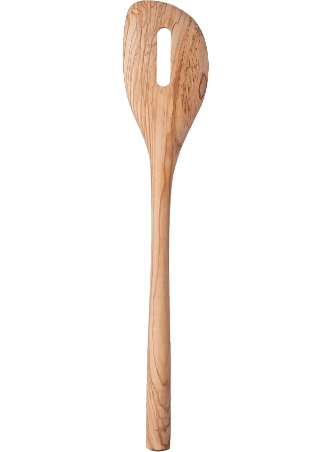 Tovolo Olivewood Slotted, Traditional Spoon, Wooden Kitchen NonStick Cookware  Cast Iron Pan, Rustic Cooking Utensil, One - Image 4
