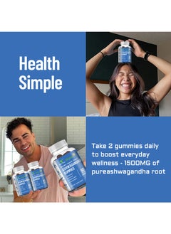 Daynee 60 Count Ashwagandha gummies，Immune Boosting Candy, Stress Relief, Sleep Promotion,  Vitamin D2 + Vitamin C  - Image 5